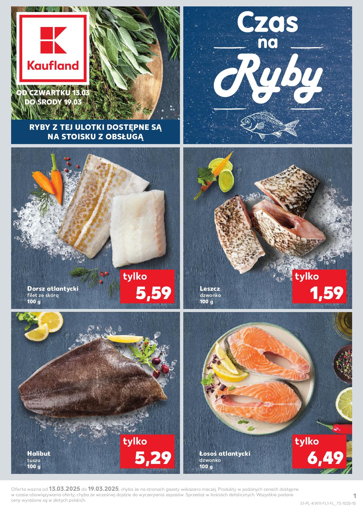 Gazetka Kaufland: Gazetka Kaufland od 13 marca 2025 aktualna - Czas na ryby - 12.03.2025