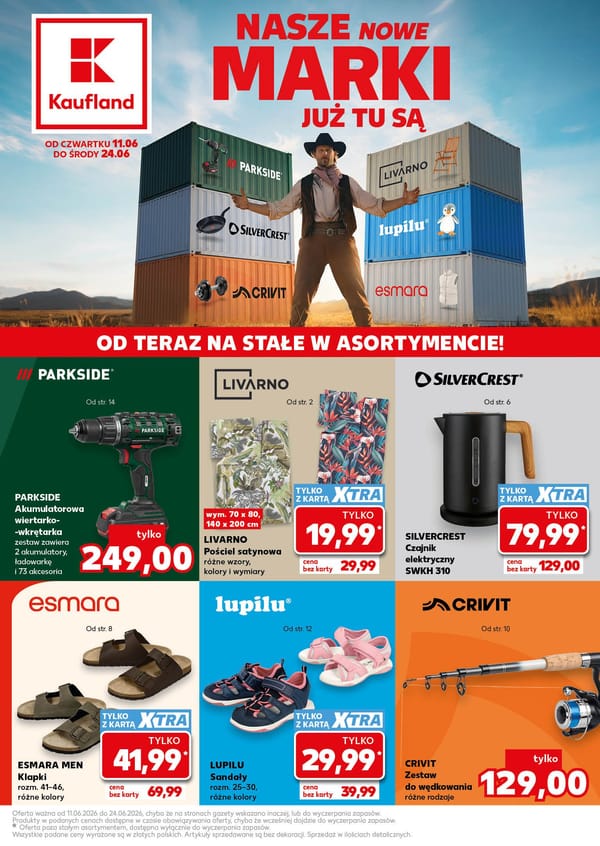  Kaufland Kaufland gazetka promocyjna od 11 czerwca 2026 aktualna - Nowości