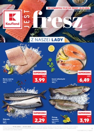  Gazetka Kaufland od 19 lutego 2026 aktualna - Ryby