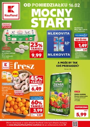  Gazetka Kaufland od 16 lutego 2026 aktualna - Mocny start