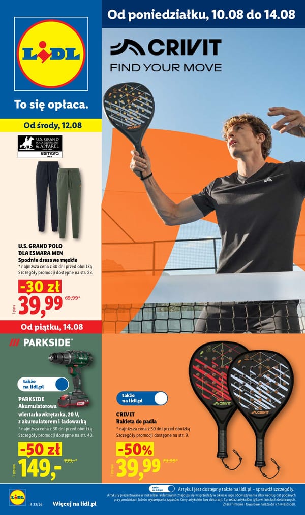  Lidl gazetka promocyjna od 10 sierpnia 2026 aktualna - Inspiracje tygodnia - Fashionn week
