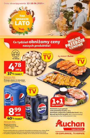 Gazetka Auchan: Gazetka Auchan od 12 czerwca 2025 aktualna supermarket - 11.06.2025