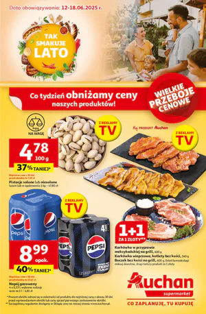 Gazetka Auchan: Gazetka Auchan od 12 czerwca 2025 aktualna supermarket - 11.06.2025