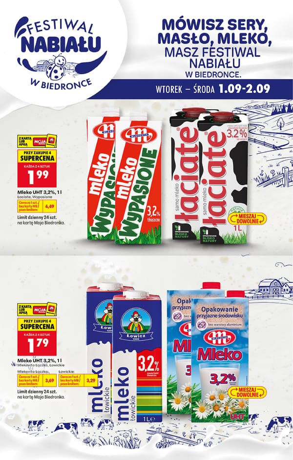  Biedronka gazetka promocyjna aktualna - promocje na nabiał