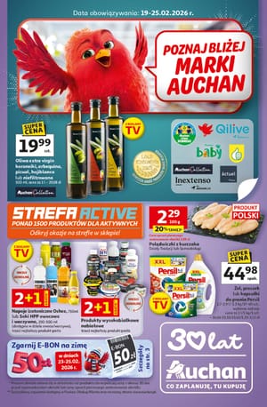  Gazetka Auchan hipermarket od 19 lutego 2026 aktualna - Marka własna