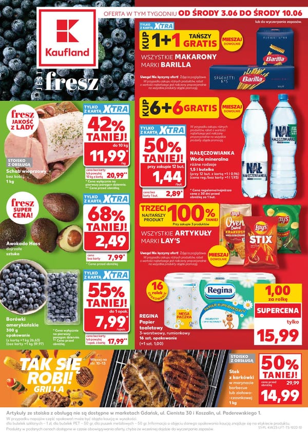  Kaufland gazetka promocyjna od 3 czerwca 2026 aktualna - Najlepsze promocje na grilla