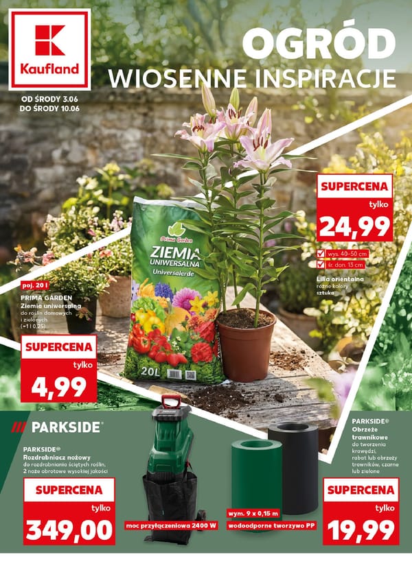  Kaufland gazetka promocyjna od 3 czerwca 2026 aktualna - Dom i Ogród taniej