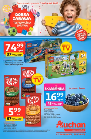 Gazetka Auchan: Gazetka Auchan od 29 maja 2025 aktualna - Supermarket - 28.05.2025