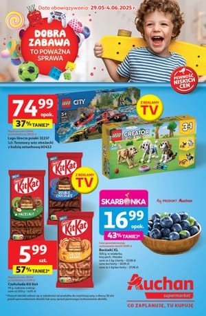 Gazetka Auchan: Gazetka Auchan od 29 maja 2025 aktualna - Supermarket - 28.05.2025