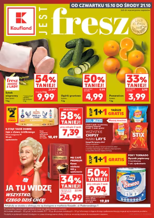 Gazetka Kaufland: Kaufland gazetka promocyjna od 15 października 2026 aktualna - zakupy spożywcze taniej 2026-10-15