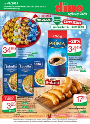 Gazetka Dino: Gazetka Dino od 3 grudnia 2025 aktualna  2025-12-03