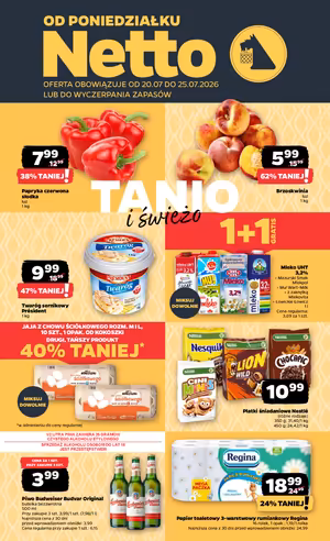 Gazetka Netto: Netto gazetka promocyjna od 20 lipca 2026 aktualna - zakupy taniej 2026-07-20