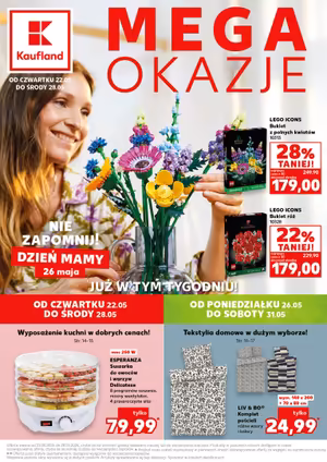 Gazetka Kaufland: Gazetka Kaufland od 22 maja 2025 aktualna - MEGA okazje ver. 2 - 21.05.2025