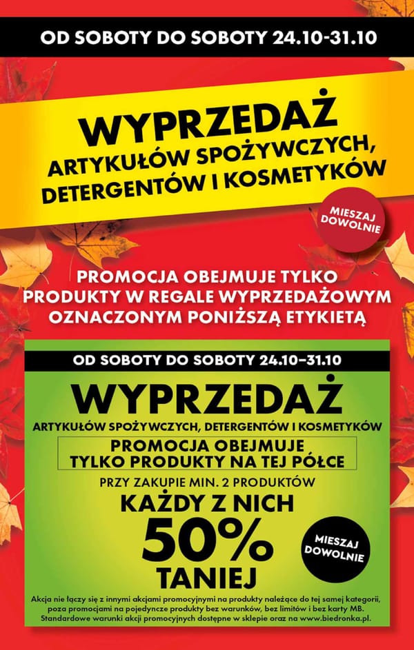  Biedronka gazetka promocyjna od 24 października 2026 aktualna - wyprzedaż