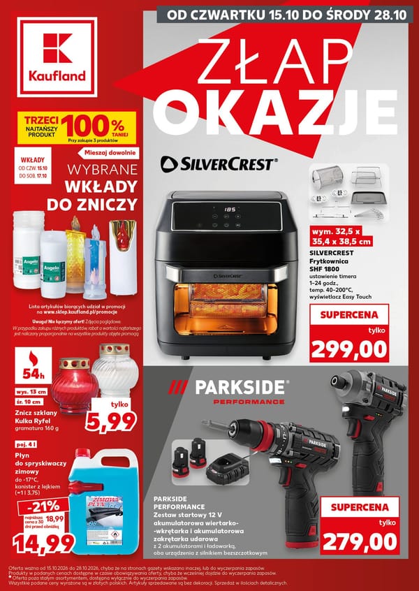  Kaufland gazetka promocyjna od 15 października 2026 aktualna - MEGA okazje
