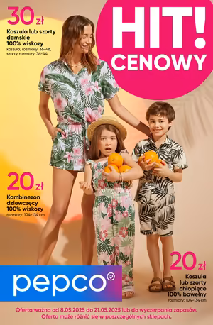 Gazetka Pepco: Gazetka Pepco od 8 maja 2025 aktualna 2025-05-08