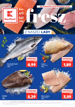 Gazetka Kaufland: Gazetka Kaufland od 22 maja 2025 aktualna - ryby - 21.05.2025