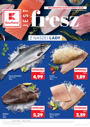 Gazetka Kaufland: Gazetka Kaufland od 22 maja 2025 aktualna - ryby - 21.05.2025