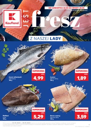 Gazetka Kaufland: Gazetka Kaufland od 22 maja 2025 aktualna - ryby - 21.05.2025