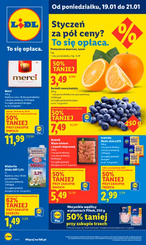  Gazetka Lidl od 19 stycznia 2026 aktualna