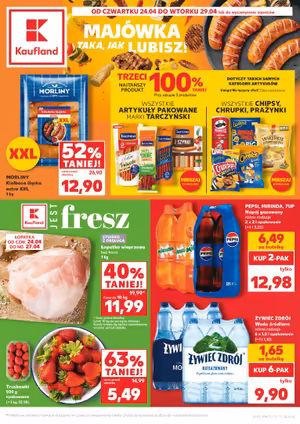 Gazetka Kaufland: Gazetka Kaufland od 24 kwietnia 2025 aktualna - Majówka 2025-04-24