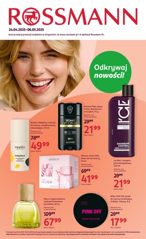 Gazetka Rossmann: Gazetka Rossmann od 24 kwietnia 2025 aktualna 2025-04-24