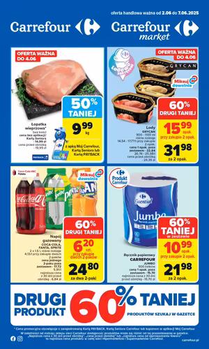 Gazetka Carrefour: Gazetka Carrefour od 2 czerwca 2025 aktualna 2025-06-02