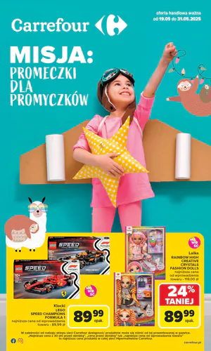 Gazetka Carrefour: Gazetka Carrefour od 19 maja 2025 aktualna - Dzień Dziecka 2025-05-19