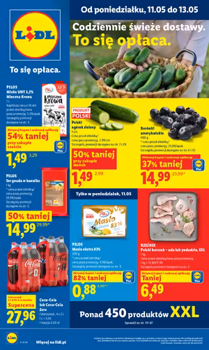 Gazetka Lidl: Lidl gazetka promocyjna od 11 maja 2026 aktualna - najtańsze zakupy spożywcze 2026-05-11