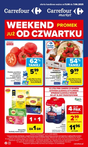 Gazetka Carrefour: Gazetka Carrefour od 5 czerwca 2025 aktualna 2025-06-05