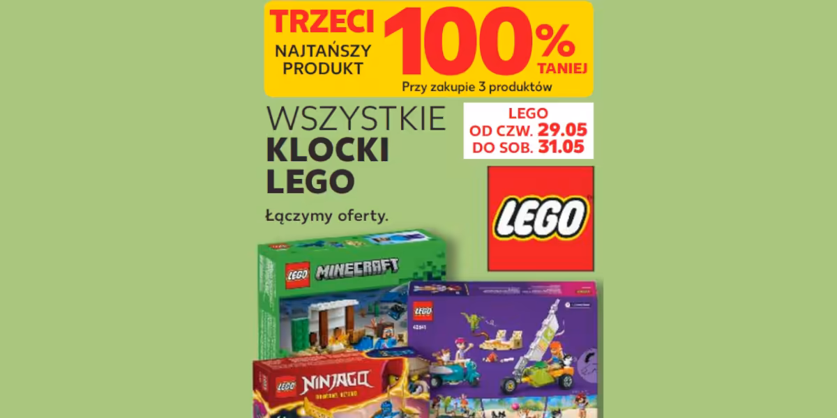 Kaufland: -100% na wszystkie klocki LEGO®