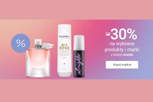 : KOD rabatowy do -30% na wybrane produkty i marki