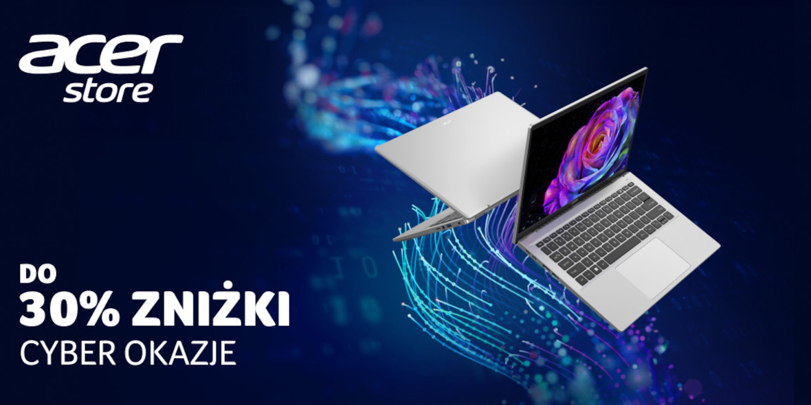 Acer: Do -30% na Cyber okazje 27.05.2025
