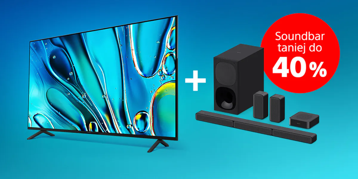 Sony Centre: Do -40% na soundbar w zestawie