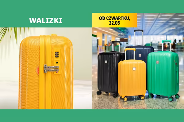 :  Walizki podróżne w Lidlu