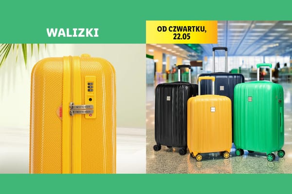 :  Walizki podróżne w Lidlu