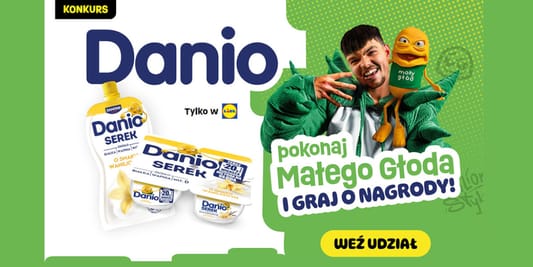 Lidl: Konkurs Danio – Pokonaj Małego Głoda 19.10.2026