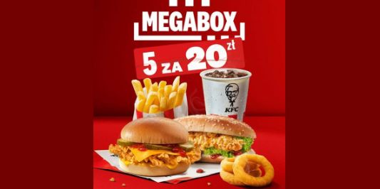 KFC: 20 zł za MEGABOX w KFC 26.11.2024