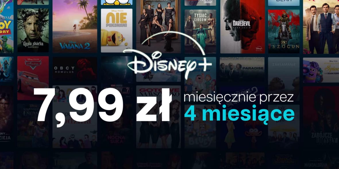 Disney+: 7,99 zł za miesiąc Disney+