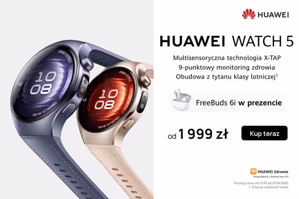 : PROMOCJA Huawei Watch 5