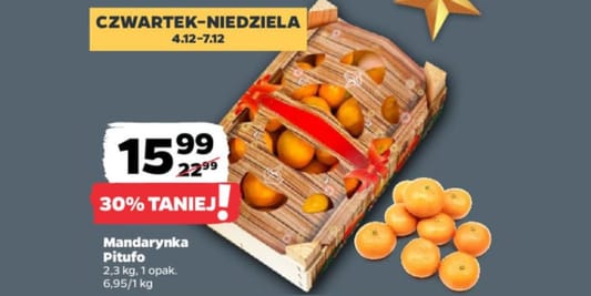 Netto: -30% na mandarynki 04.12.2025
