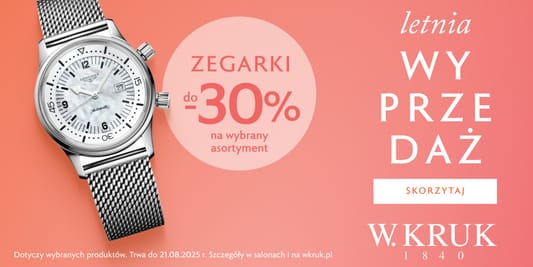 W. KRUK: Do -30% na zegarki 12.06.2025