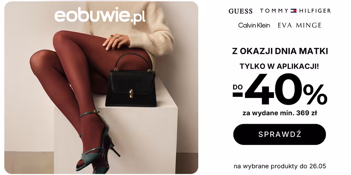 eobuwie.pl: KOD rabatowy do -40% z okazji Dnia Matki