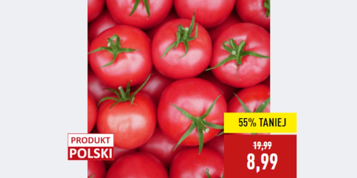 Aldi: -55% na polskie pomidory malinowe 19.05.2025