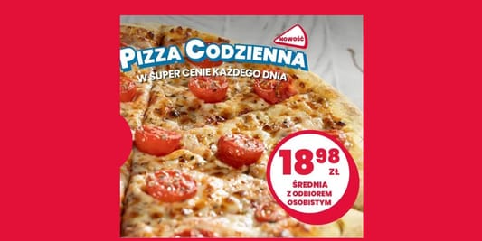 Domino's Pizza: 18,98 zł za średnią pizzę 11.12.2024