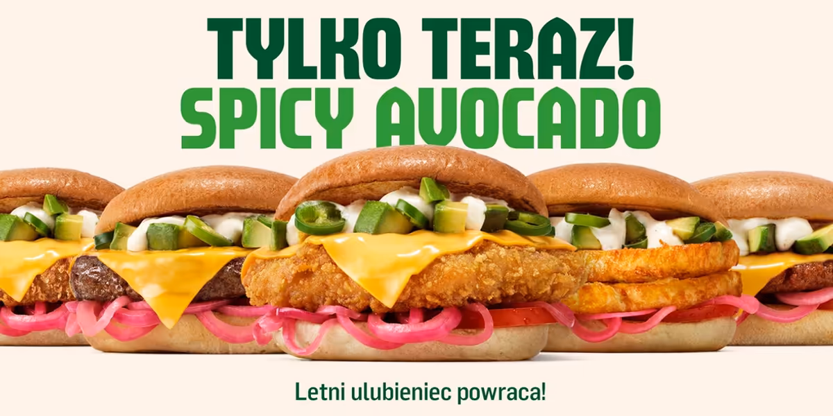 MAX Premium Burgers: Spicy Avocado znów w menu!