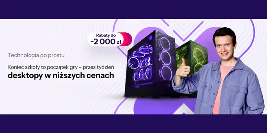 x-kom.pl: -2000 zł na desktopy 02.06.2025
