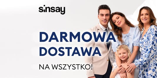 Sinsay:  Darmowa Dostawa w Sinsay 09.05.2025