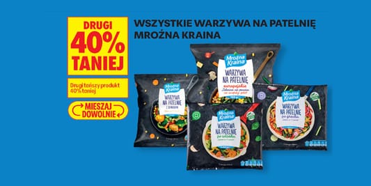 Biedronka: -40% na wszystkie warzywa na patelnię 17.02.2026
