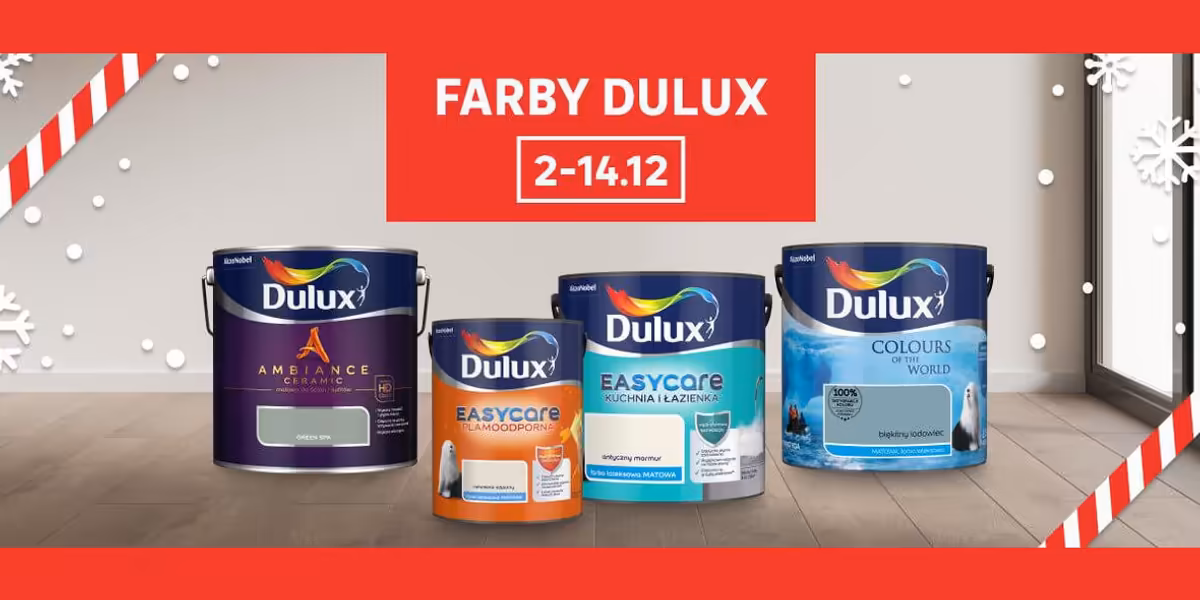 Leroy Merlin: 3 + 1 GRATIS na farby Dulux